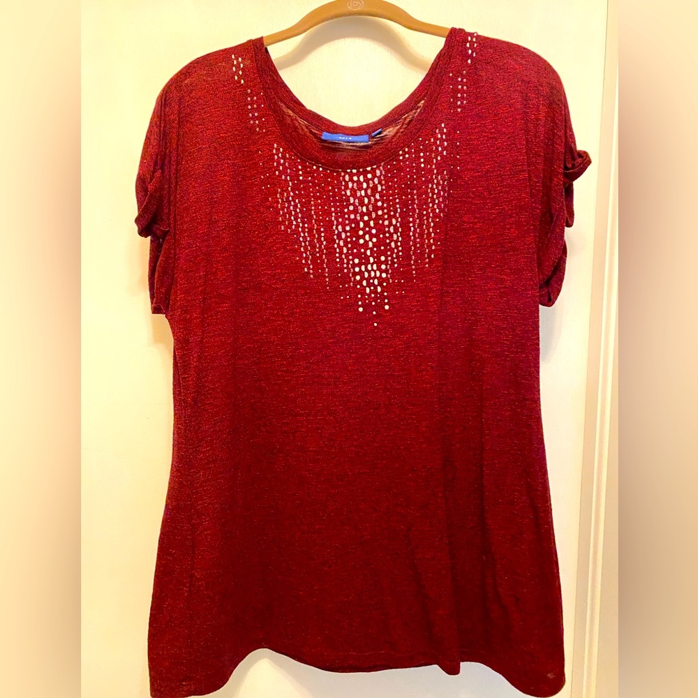APT.9 XL Burgundy shirt